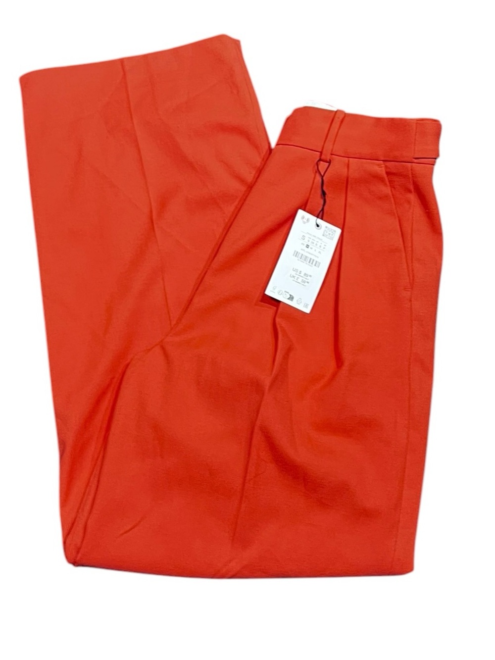 Zara Men’s Bright Orange Dress Pants sz Small business casual office church
